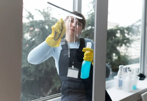 Nettoyage de vitres intérieures et extérieures à Saint-Nicolas-la-Chapelle